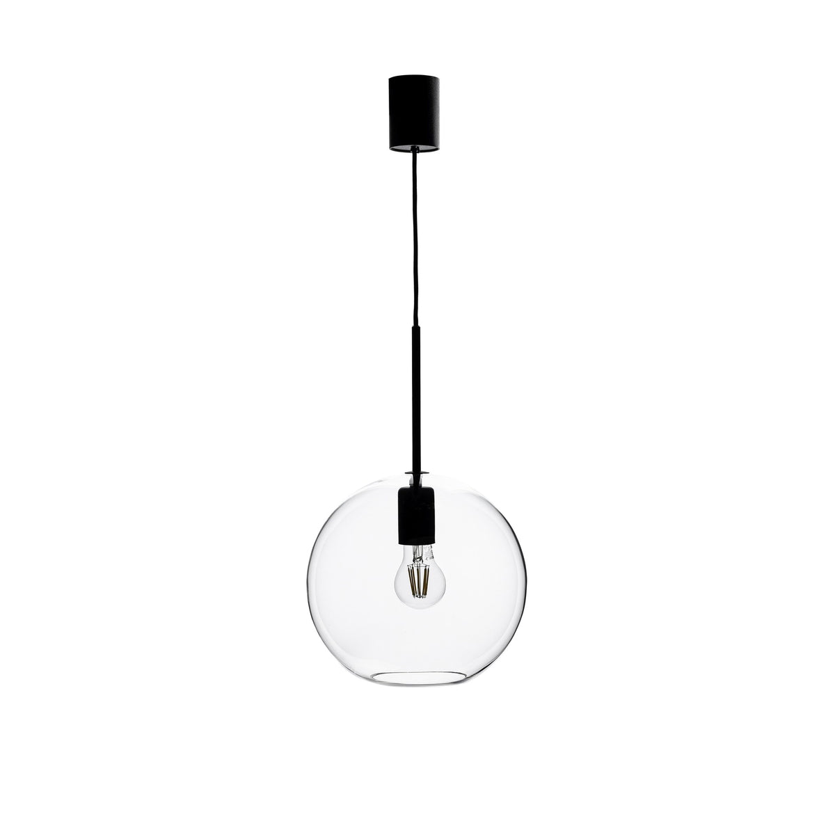 Suspension Patera en verre transparent