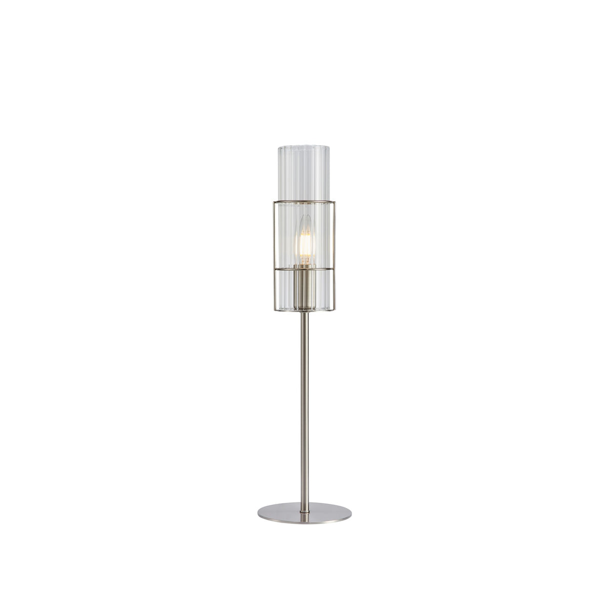Lampe à poser Tubo en verre