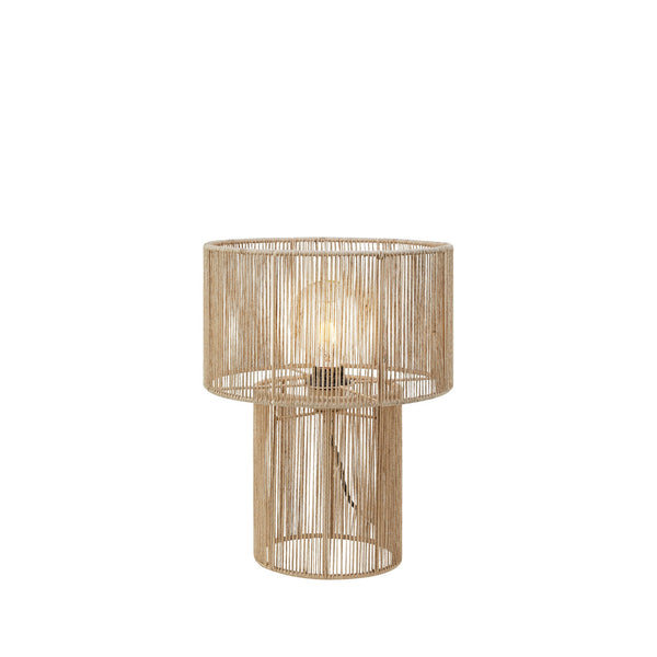Lampe à poser Soga avec abat-jour en jute
