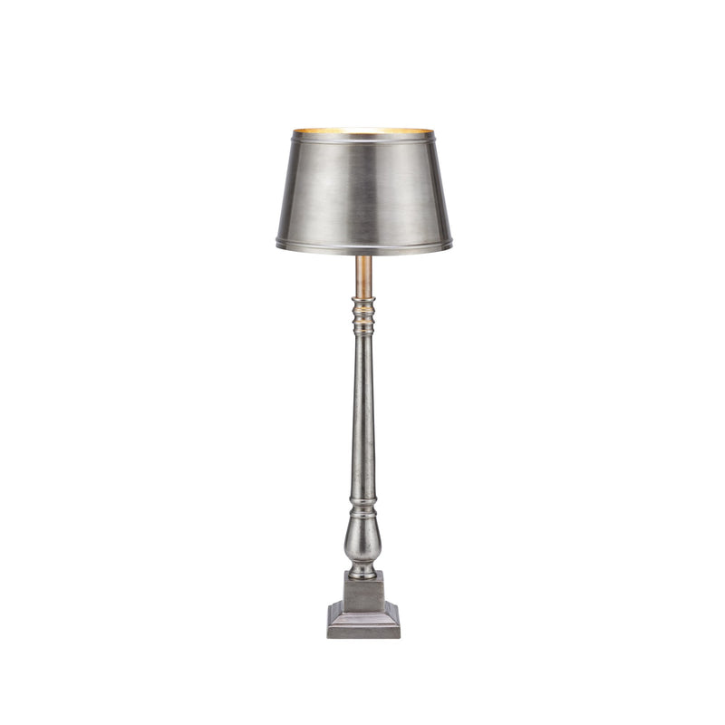 Lampe à poser Metallo argentée