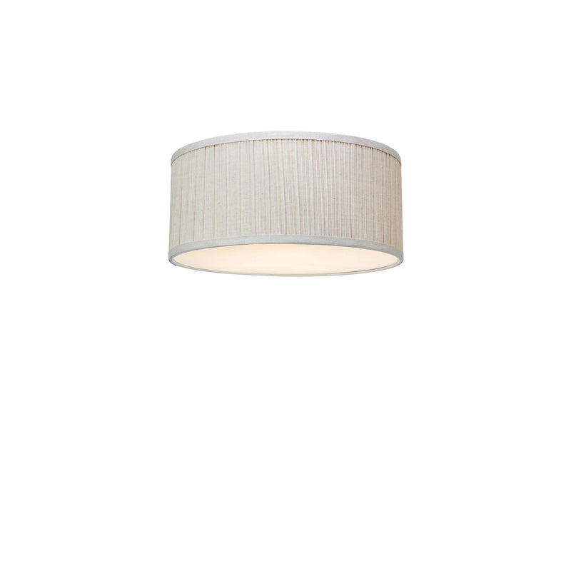Plafonnier Lux 3 lumières en lin beige