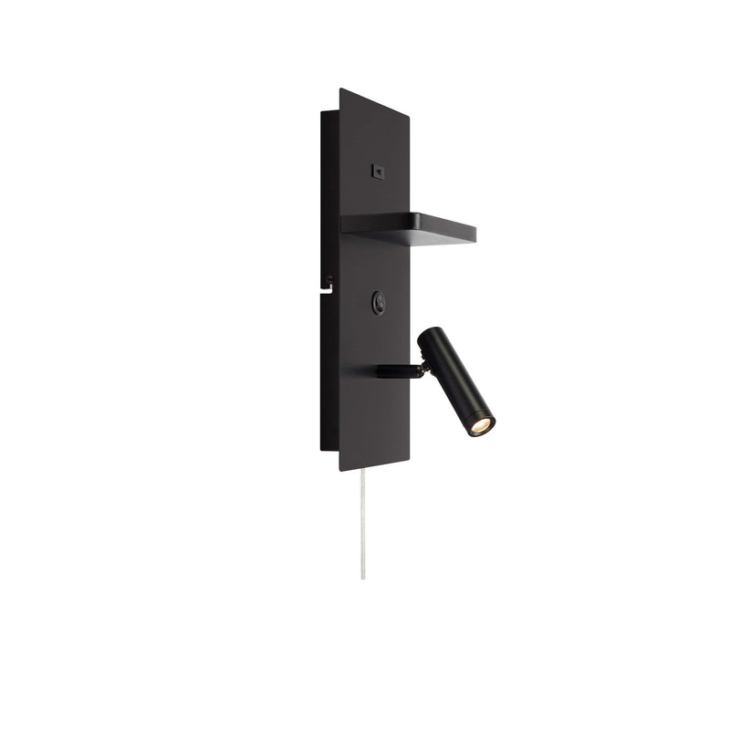 Applique murale Carica LED noire