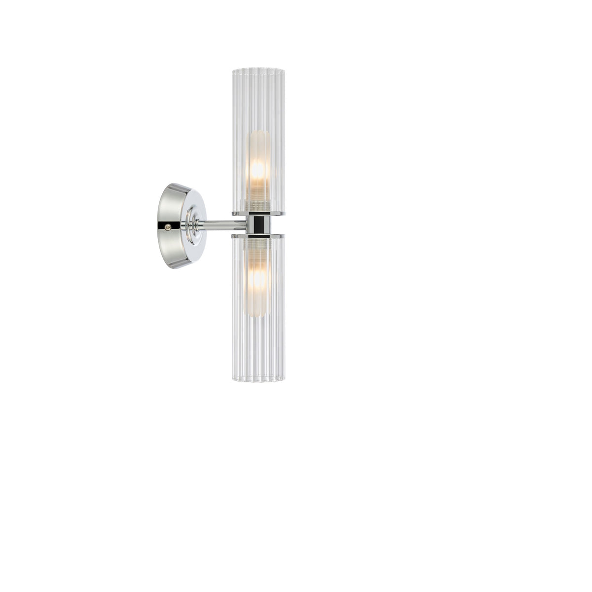 Applique de salle de bain Rimini 2 lumières en verre