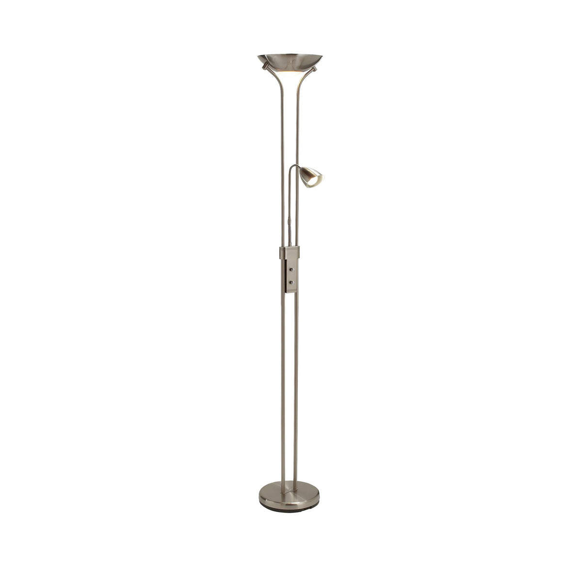 Lampadaire Detroit 2 lumières en verre