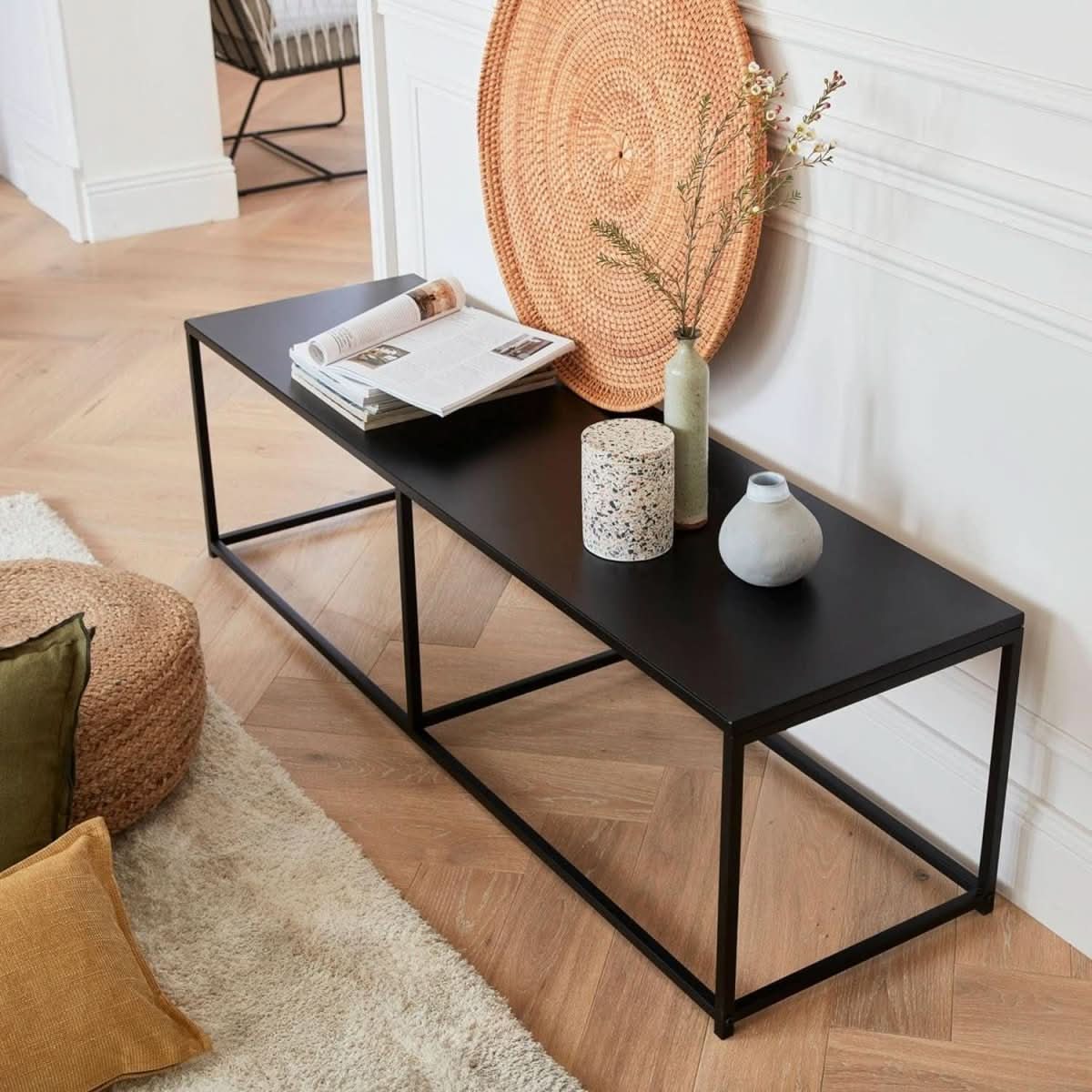 Meuble TV Métal Noir | Havre - Designix Meuble TV