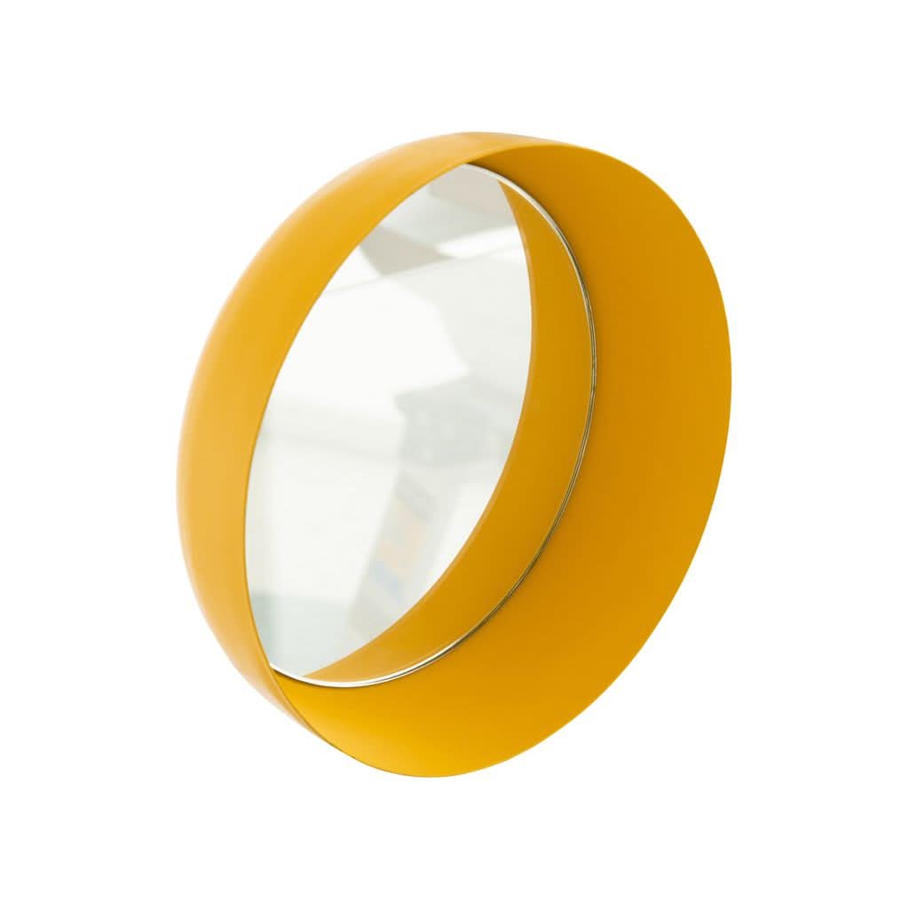 Miroirs Métalliques Jaunes Modernes - Designix