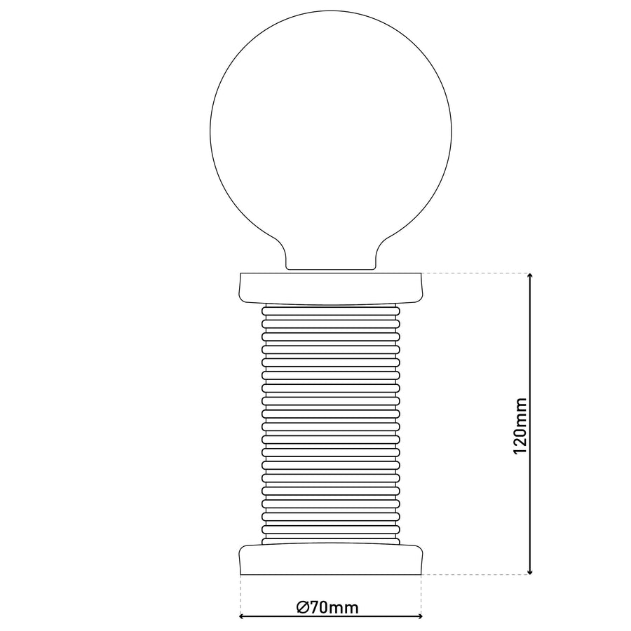 Lampe à poser MAX noire