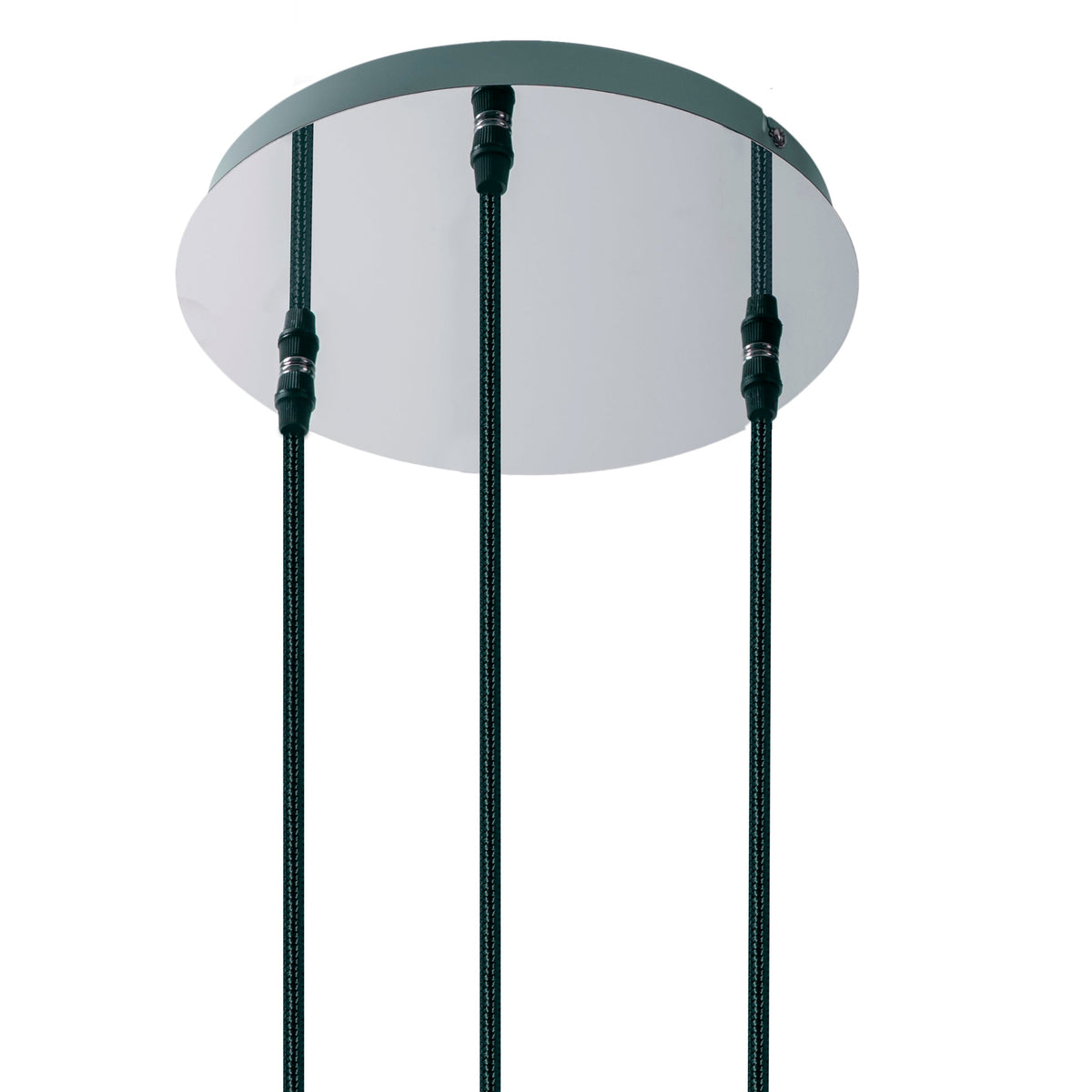 Suspension Style chromée, H 120 cm