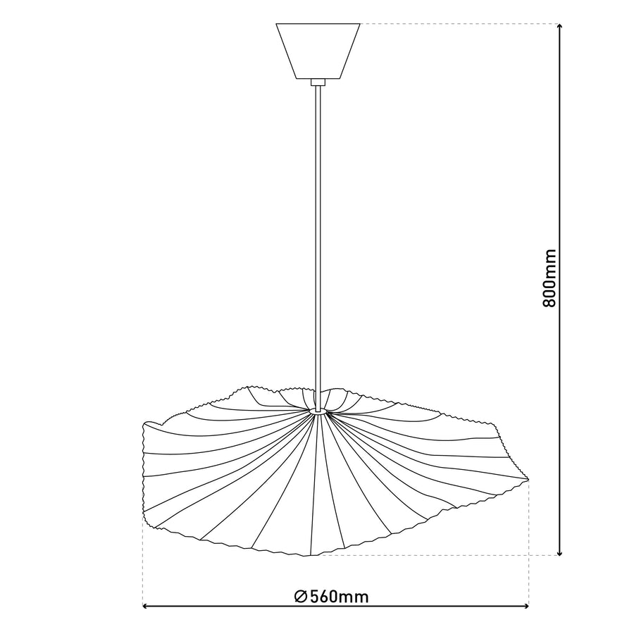 Suspension Crazy Paper blanche, papier
