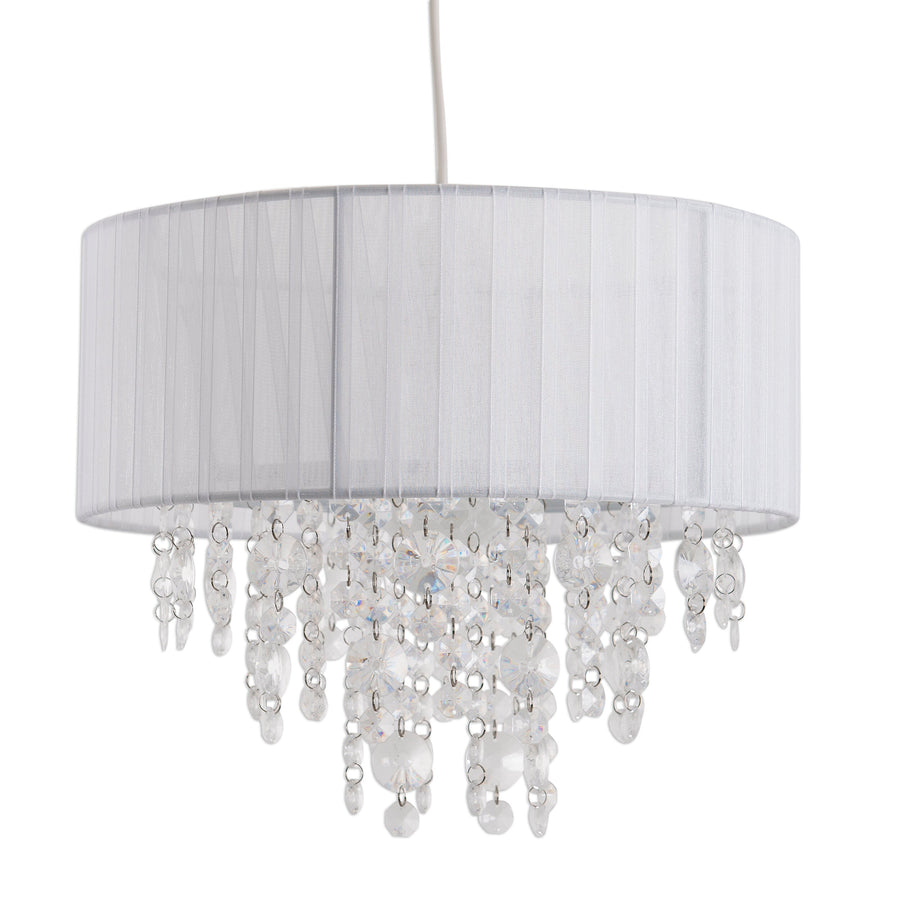 Suspension Kristallo blanche