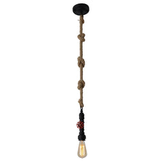 Suspension Regia noire, H 145 cm
