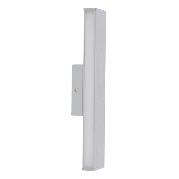 Applique murale Dubai chromée, L 31,6 cm