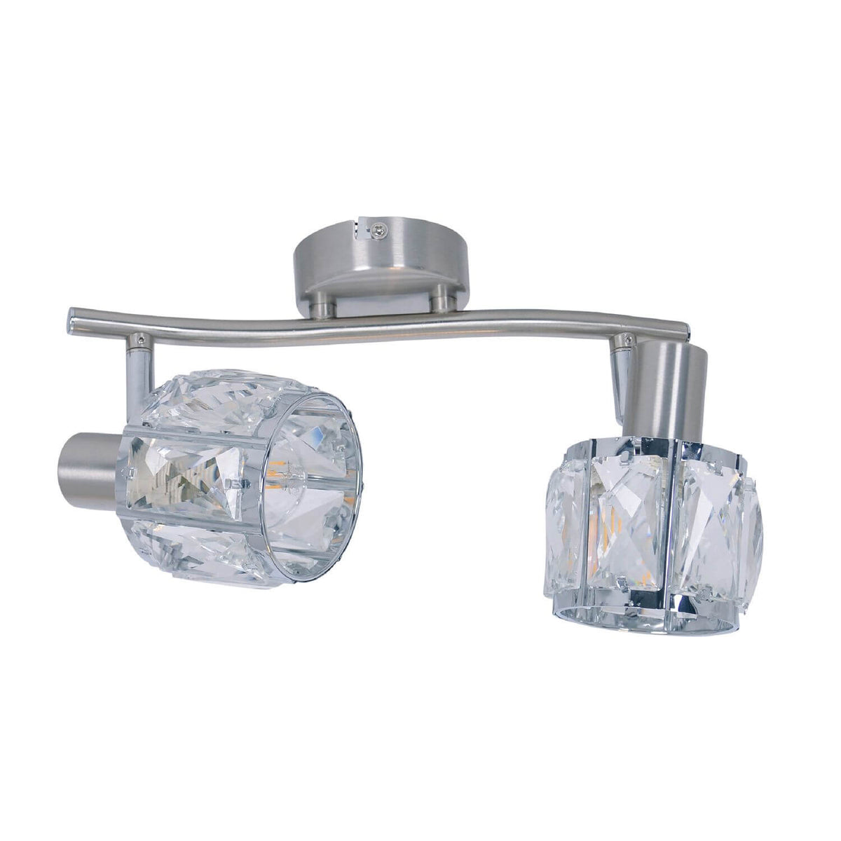 Plafonnier Josefa transparent, L 28 cm