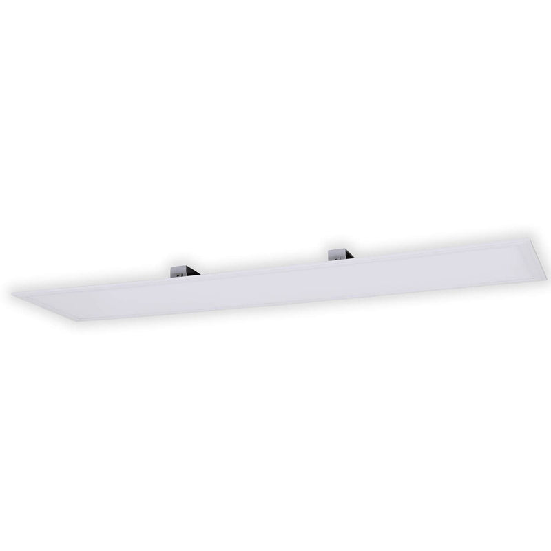 Plafonnier Nicola blanc, L 119,5 cm