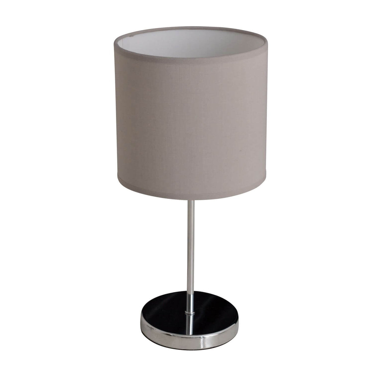 Lampe à poser NEW York grise, tissu