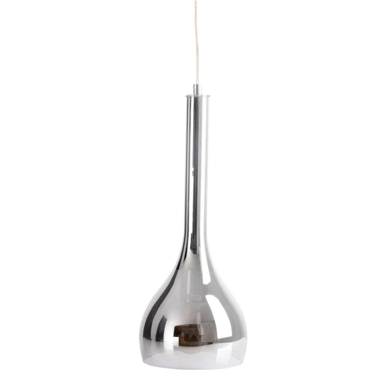 Suspension Vaso anthracite, verre, H 43 cm
