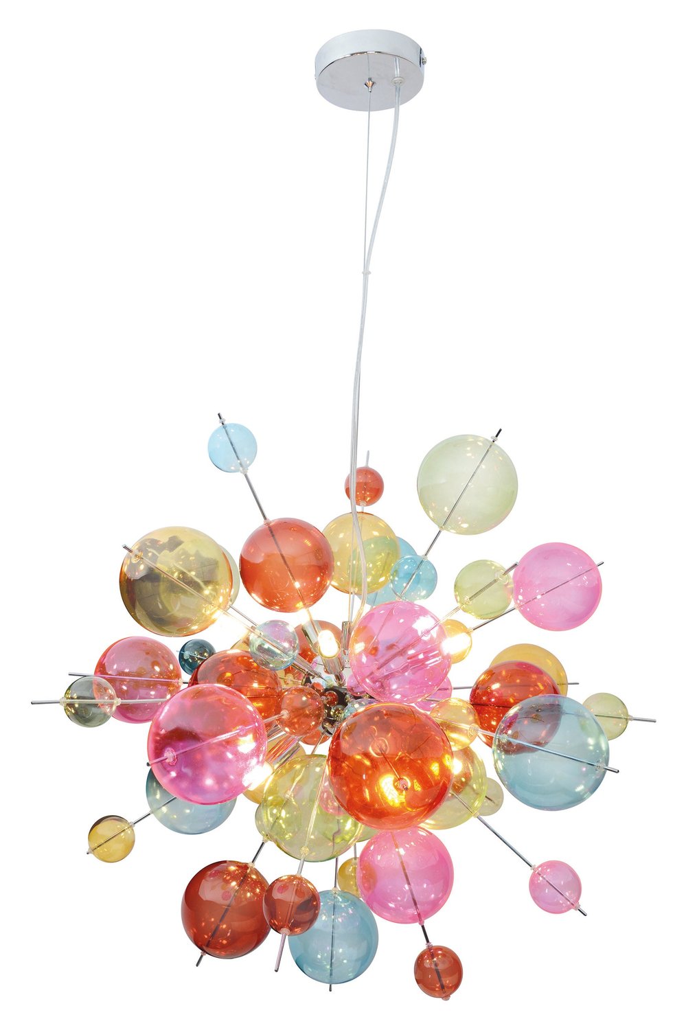 Suspension Explosion multicolore, verre (7026461)
