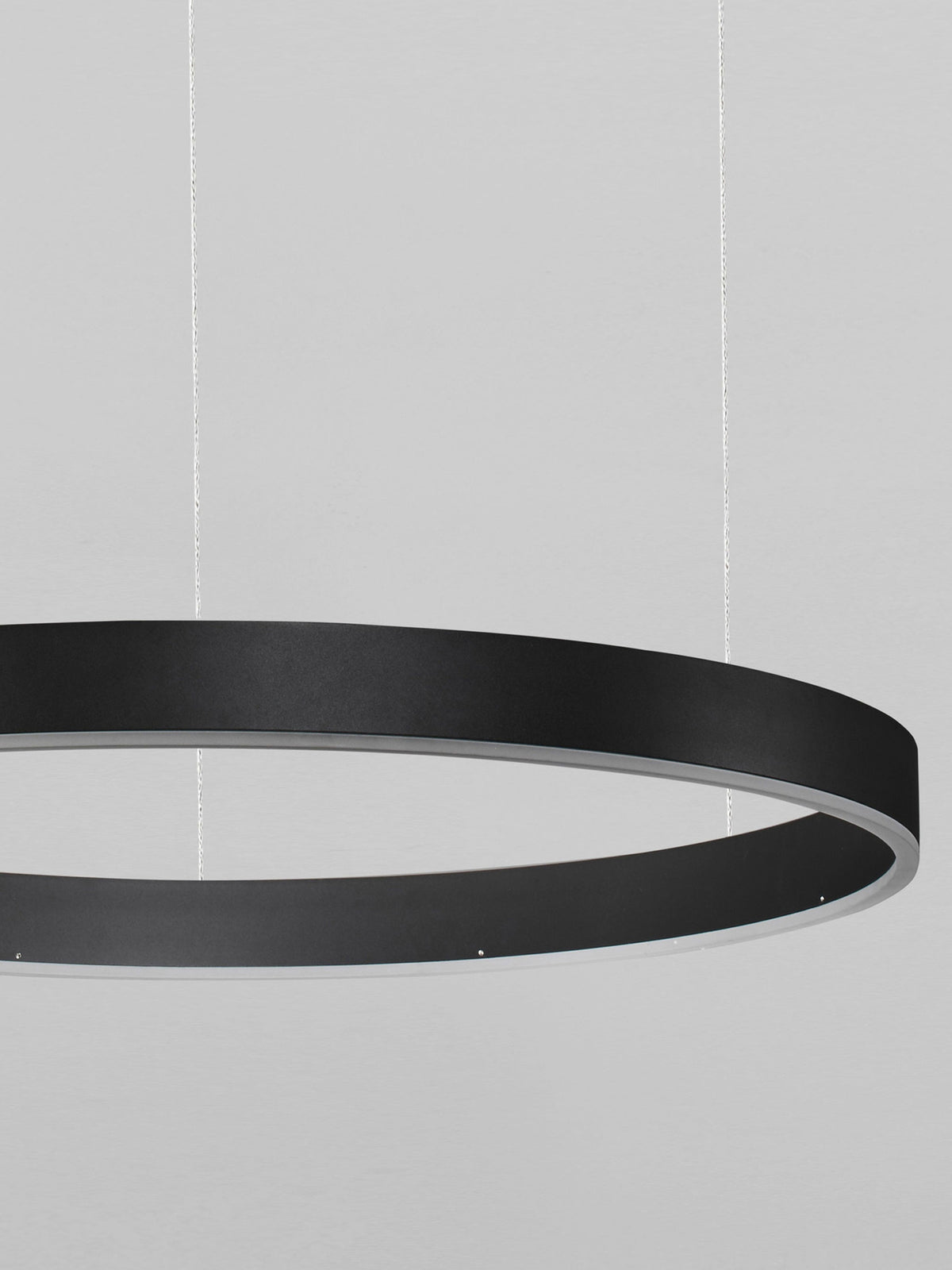 Suspension Motif noire, H 150 cm