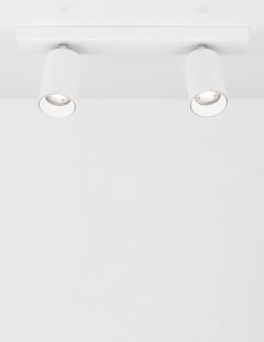 Plafonnier TOD 2 lumières blanc