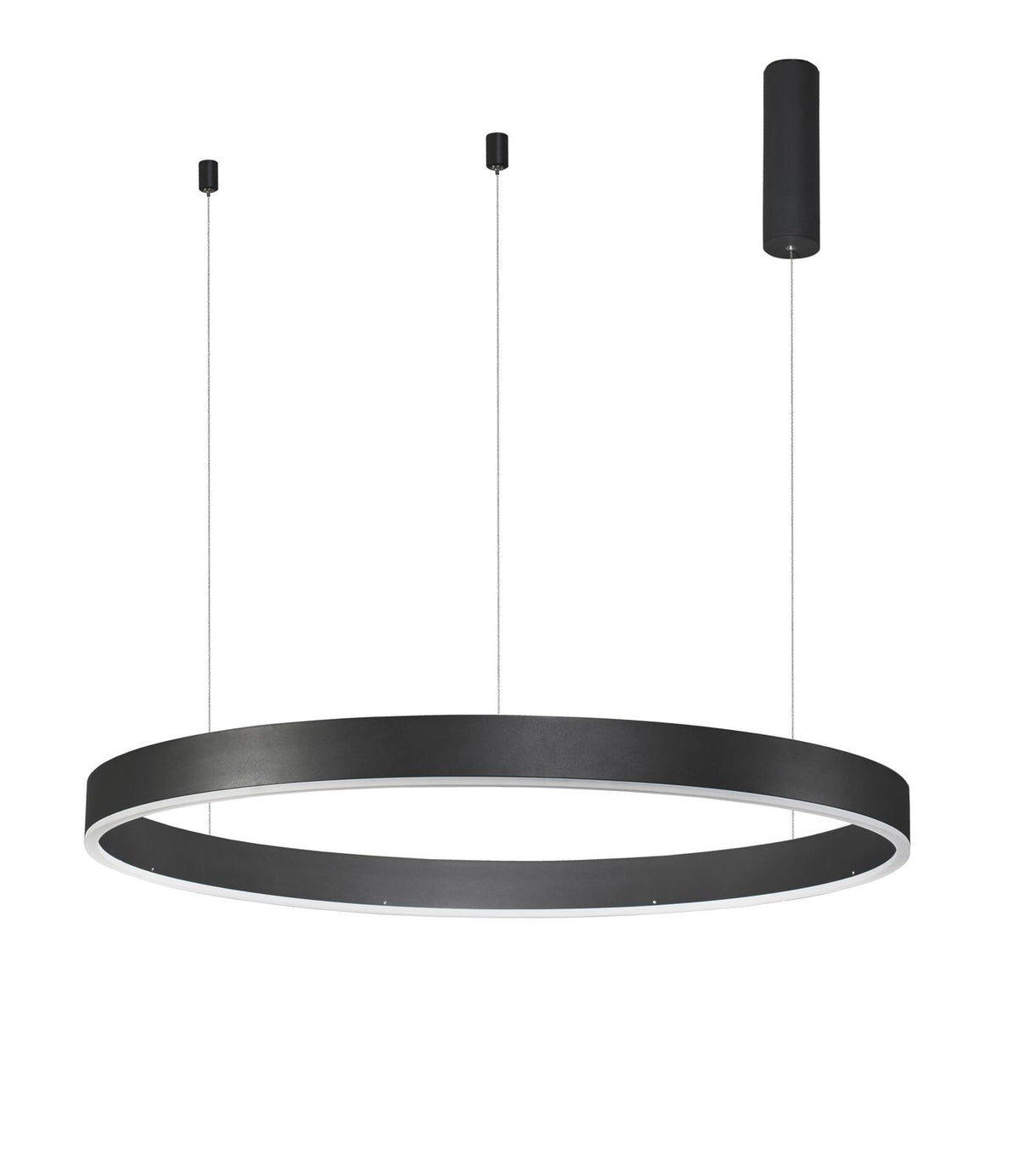 Suspension Motif noire, H 150 cm