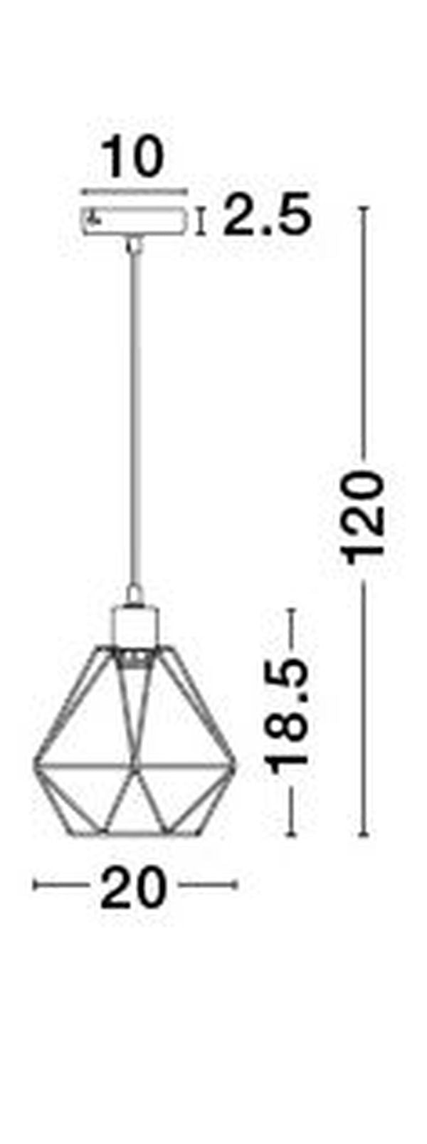 Suspension Pietra noire