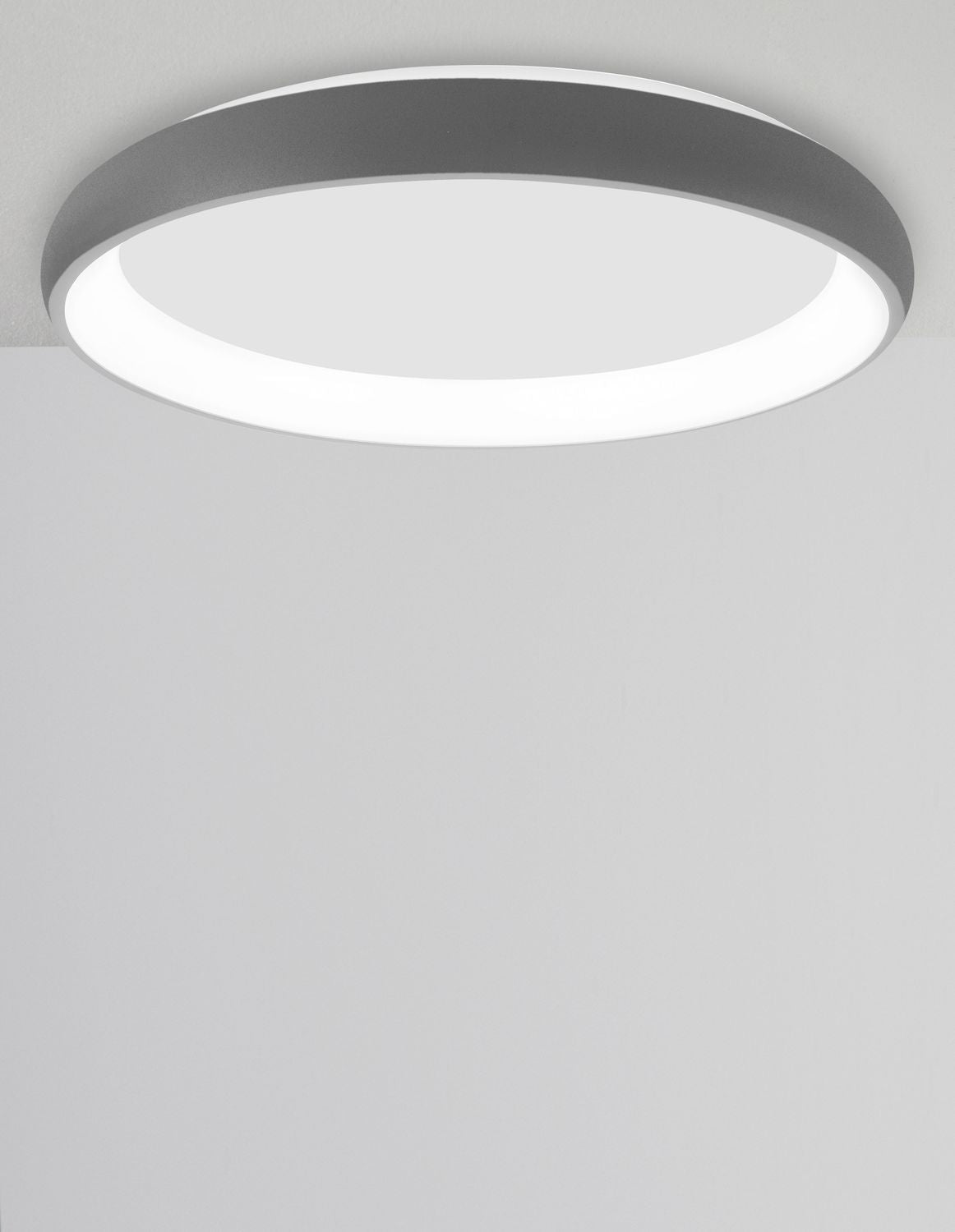 Plafonnier Albi gris, Ø 61 cm