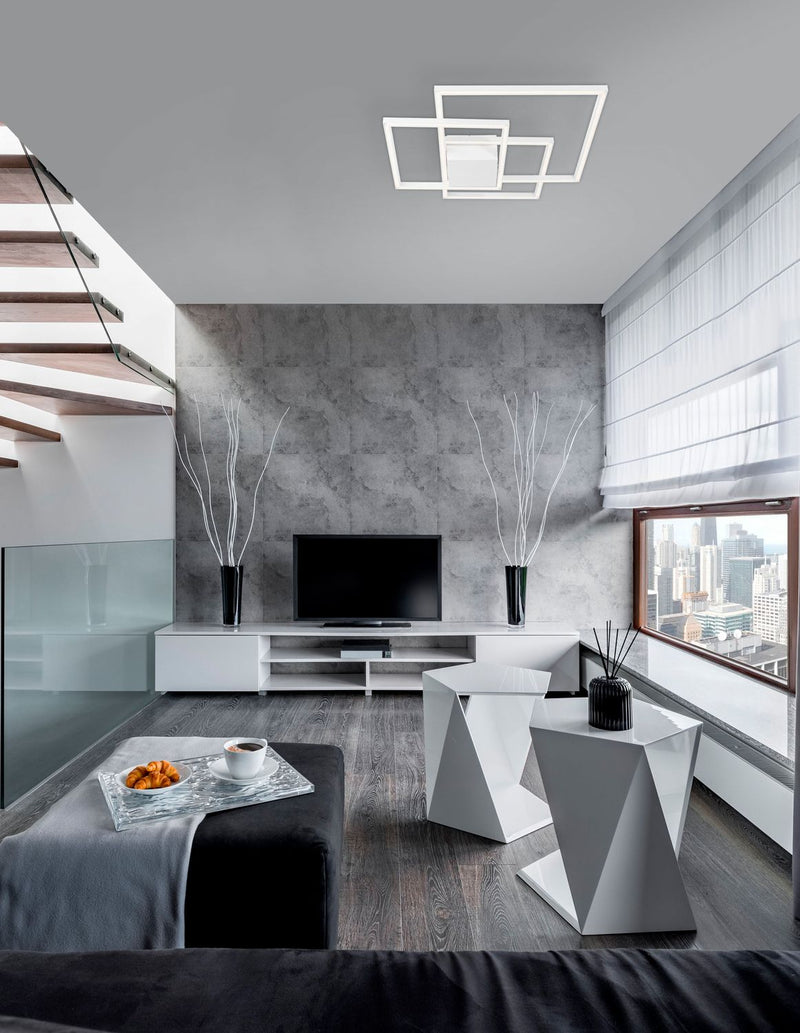 Luminaire plafonnier | Bilbao Blanc L 56 cm