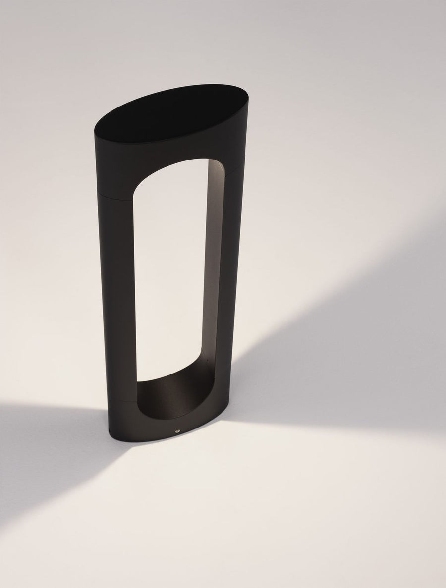 Borne extérieure Portal noire, H 65 cm