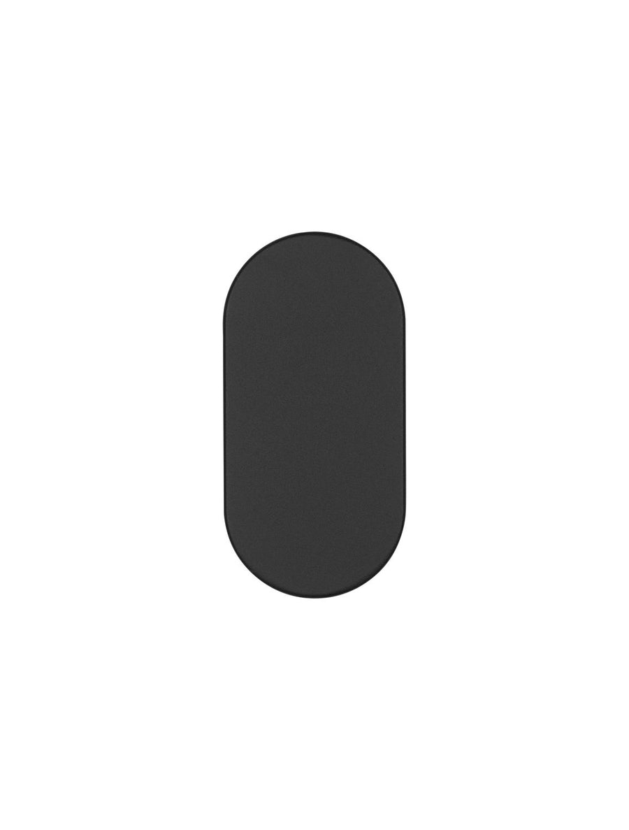 Produit seul de face, boîtier ovale allongé noir sur fond blanc