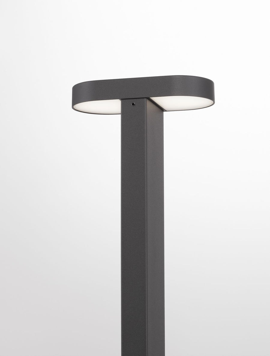 Borne extérieure Ofir noire, H 75 cm