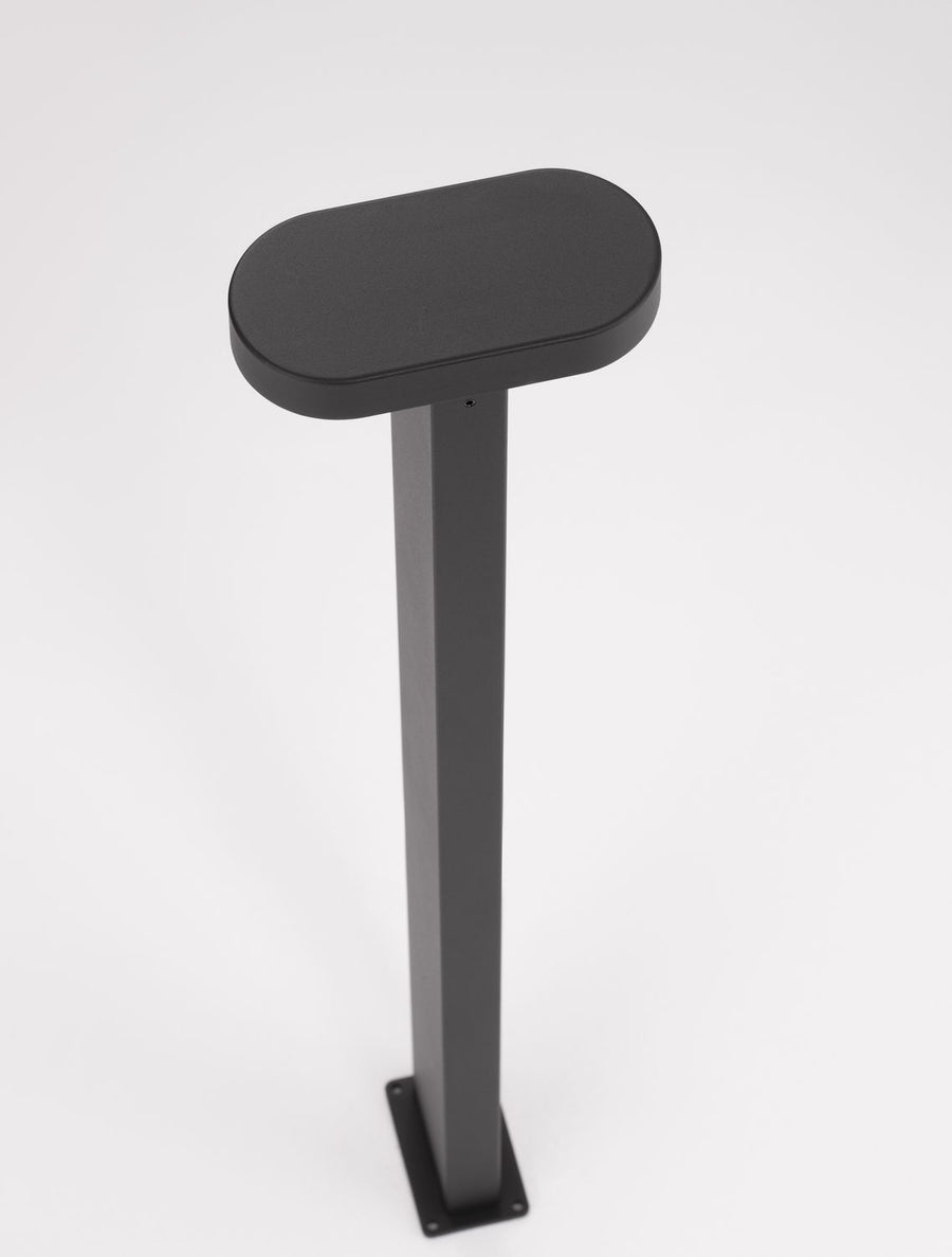 Borne extérieure Ofir noire, H 75 cm