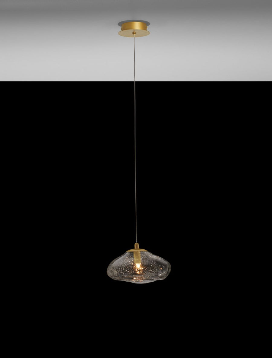 Suspension King dorée, verre (9006046)