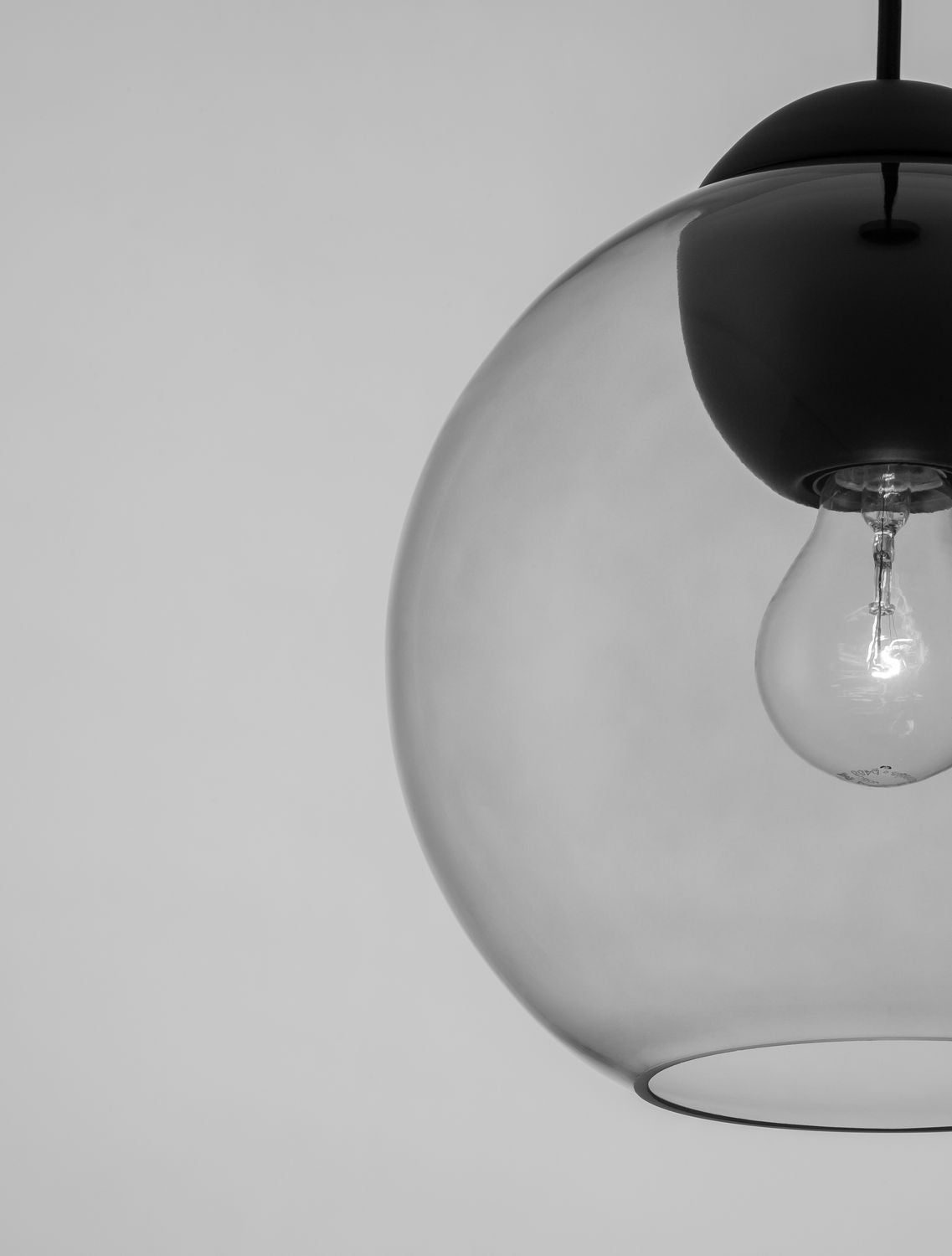 Suspension Midori noire, verre (9009241)