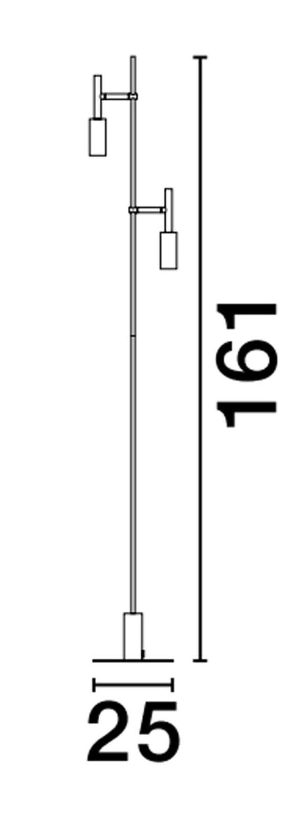 Lampadaire JOY noir