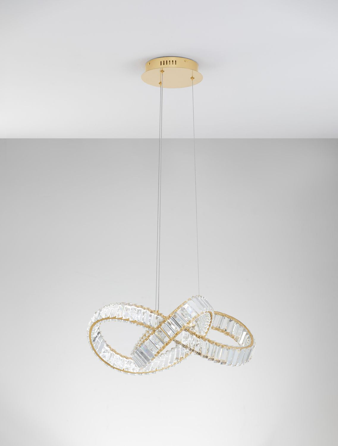 Suspension Conceto dorée, cristal (9019722)