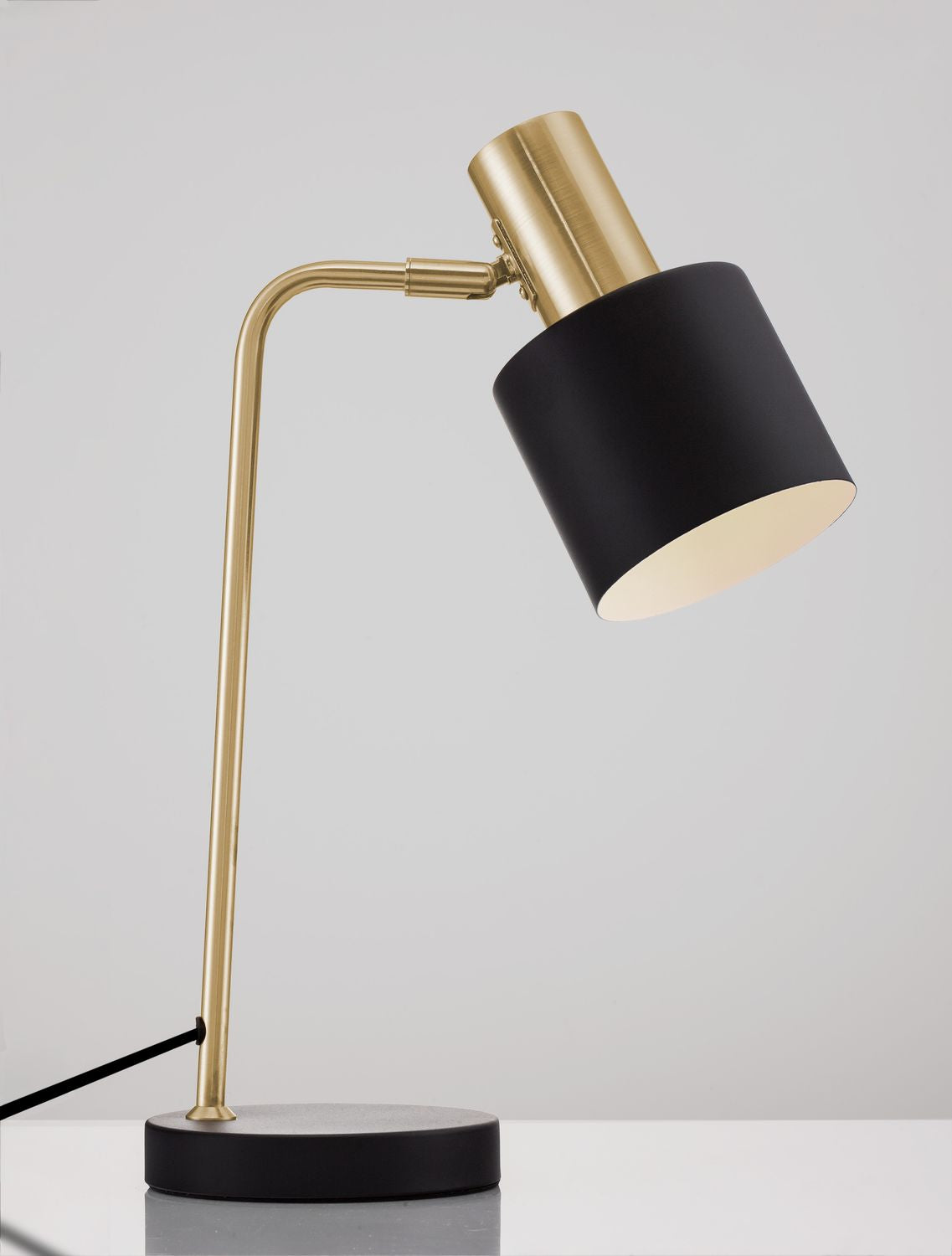 Lampe à poser PAZ dorée, H 43,5 cm