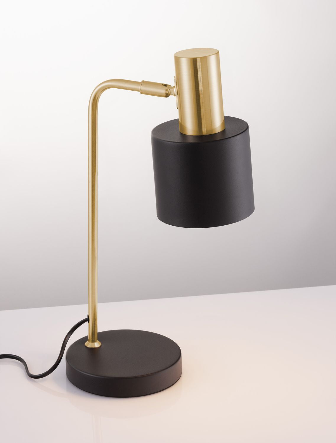 Lampe à poser PAZ dorée, H 43,5 cm
