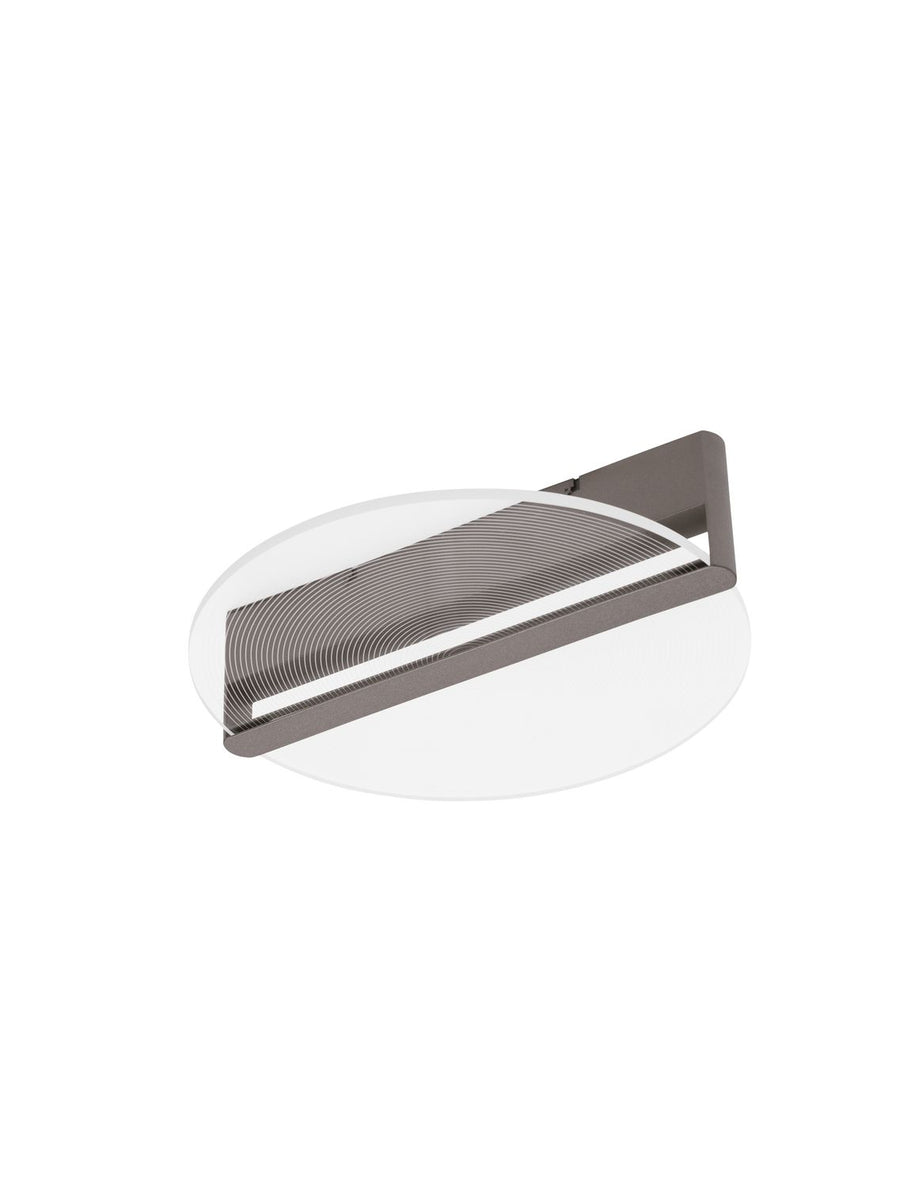 Plafonnier Noah marron, L 44,5 cm