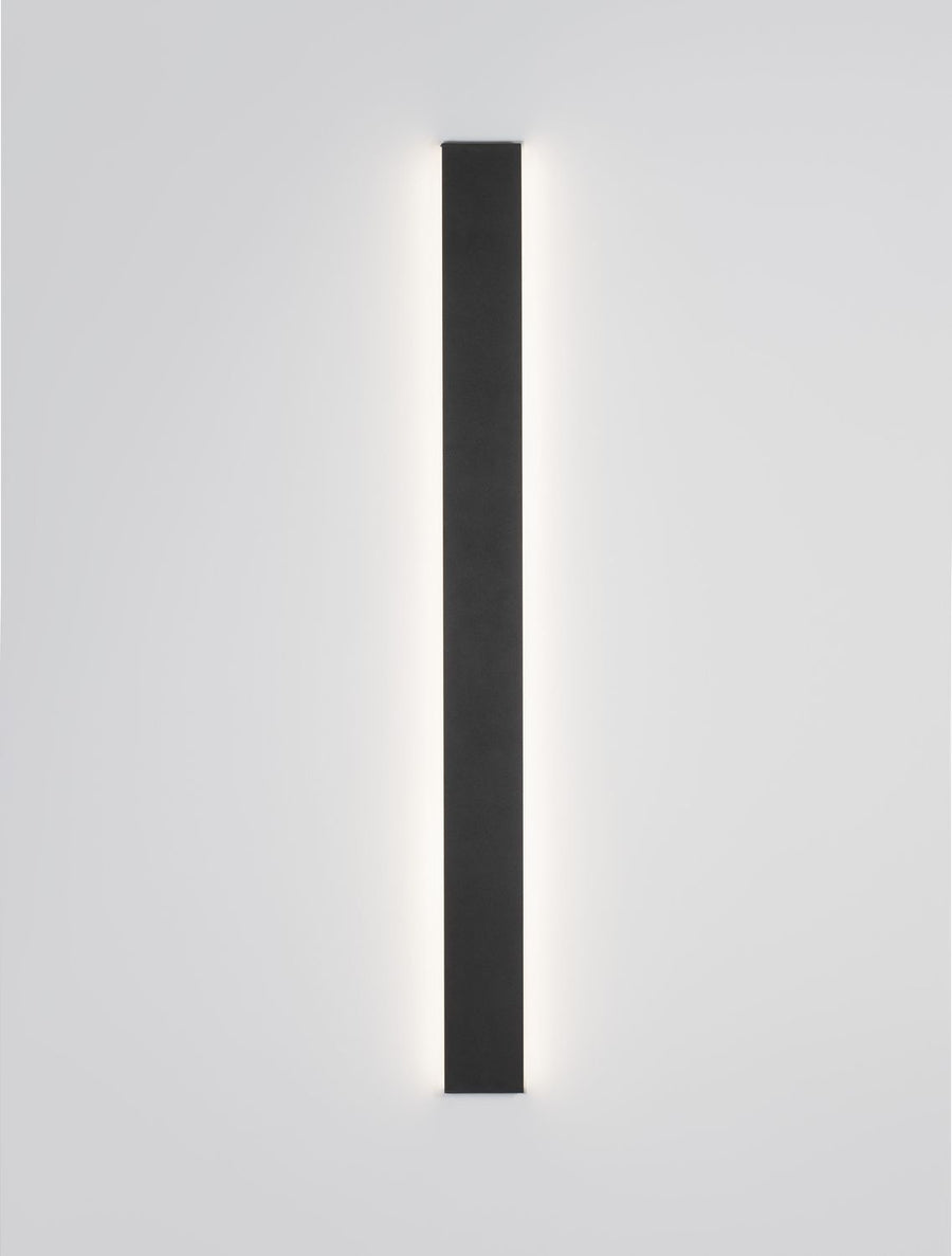 Applique murale Seline noire, L 90 cm