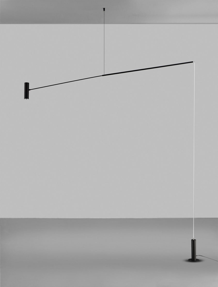 Lampadaire Voice noir
