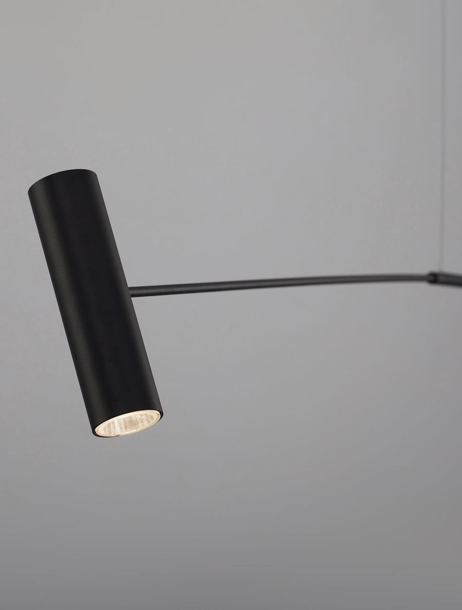 Lampadaire Voice noir