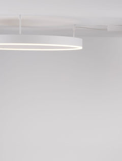 Suspension Motif blanche, L 80 cm