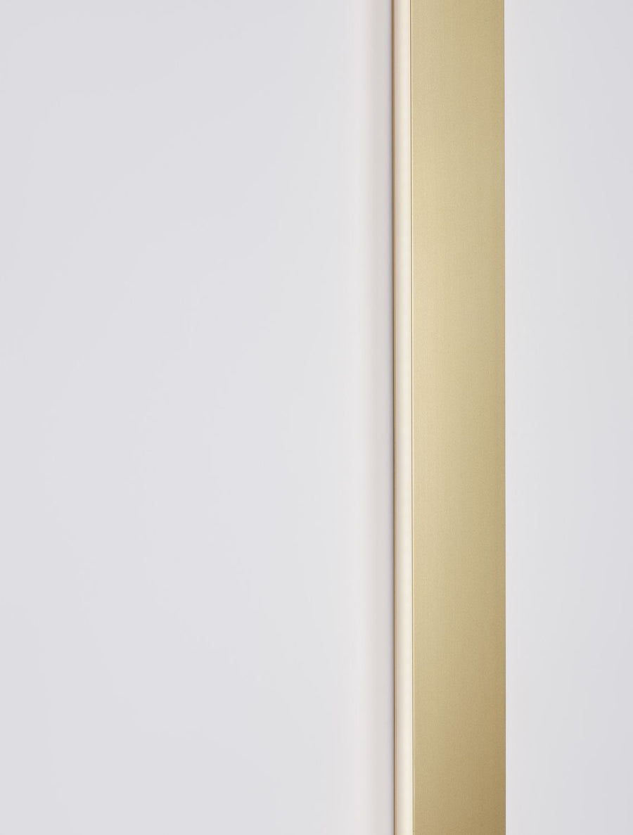 Applique murale Seline dorée, L 120 cm