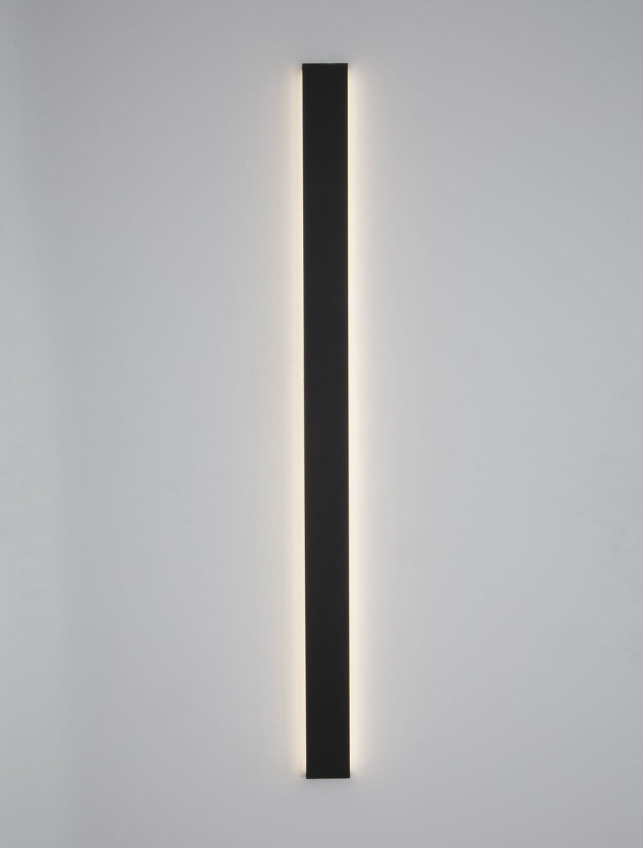 Applique murale Seline noire, L 120 cm