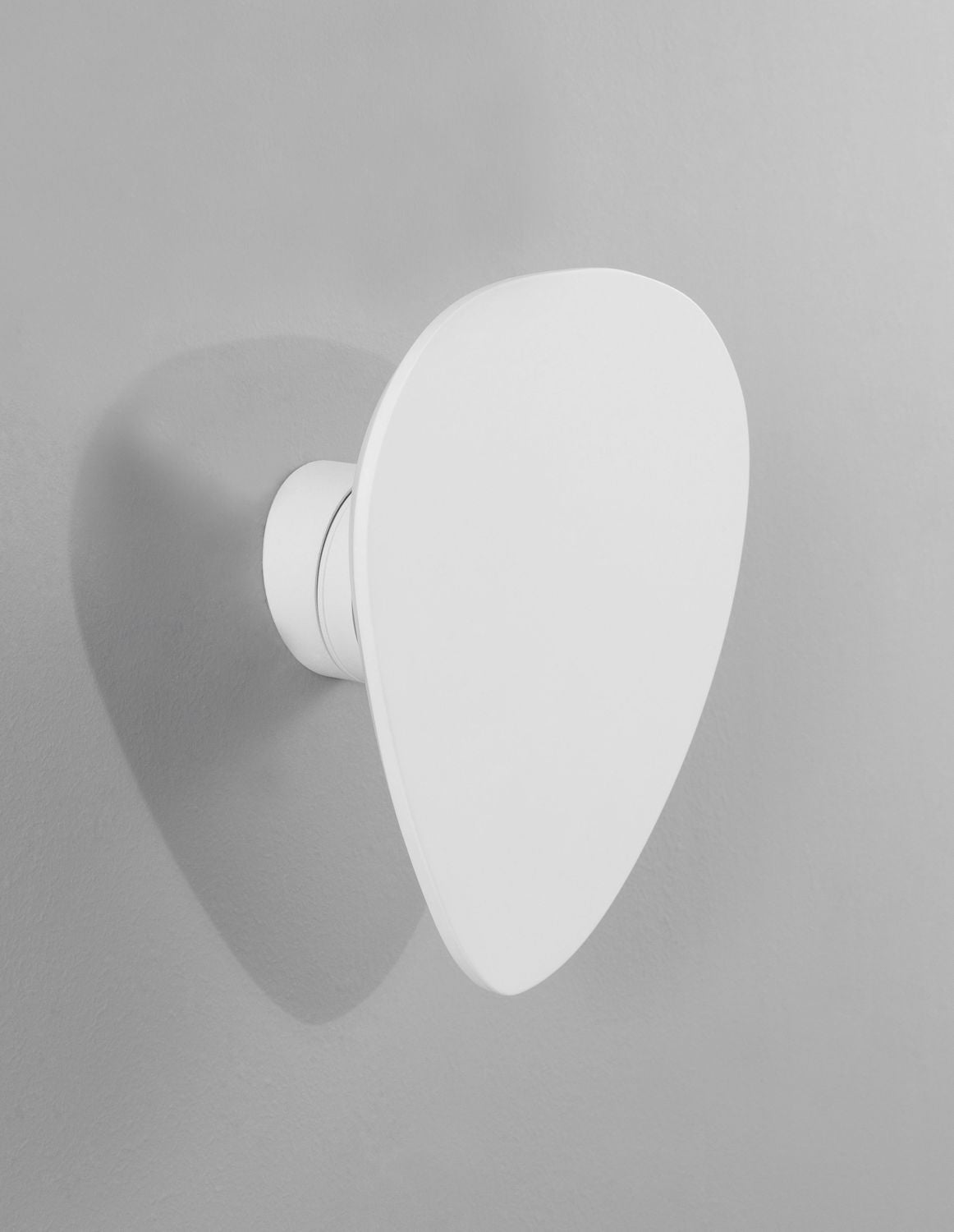 Applique murale Cronus blanche, plâtre, H 18 cm