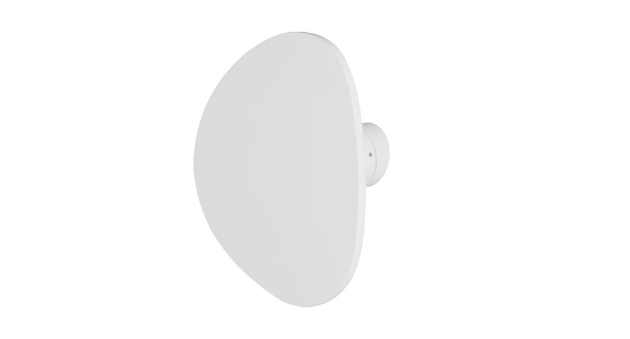 Applique murale Cronus blanche, plâtre, H 22 cm