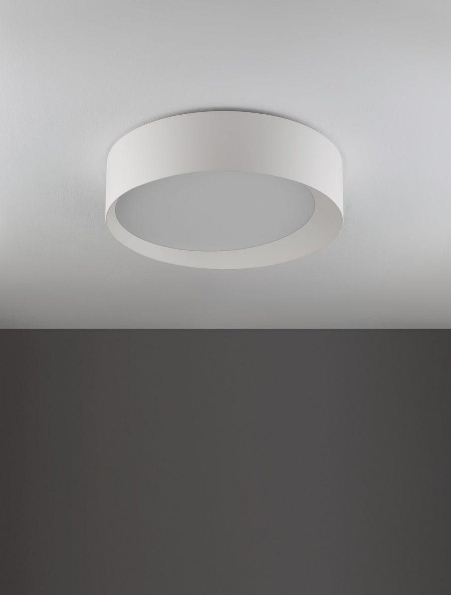 Plafonnier OBY blanc, Ø 45 cm