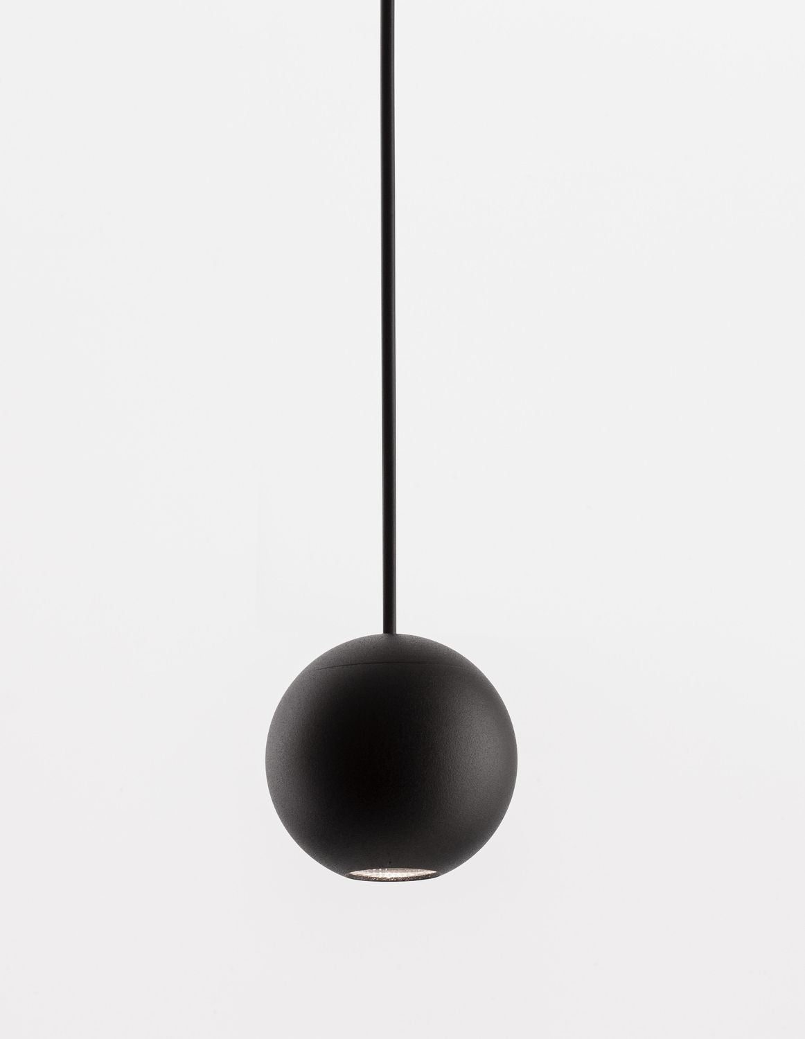 Suspension Nocci noire, H 158 cm