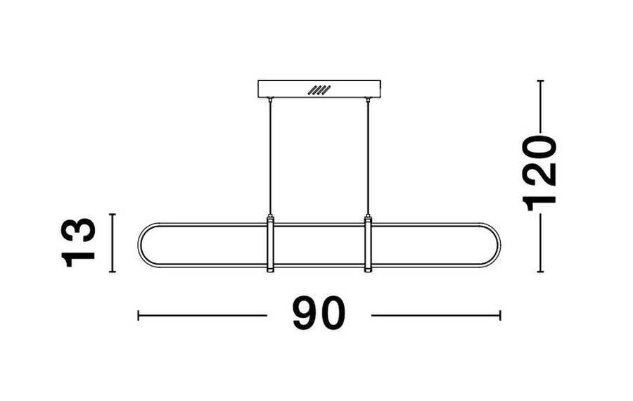 Suspension Arte noire mat (9113121)
