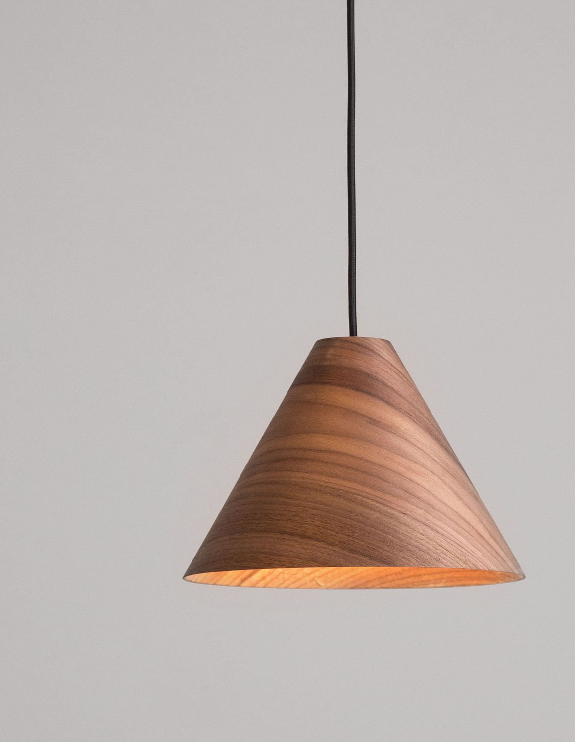 Suspension Wera grise et marron, bois